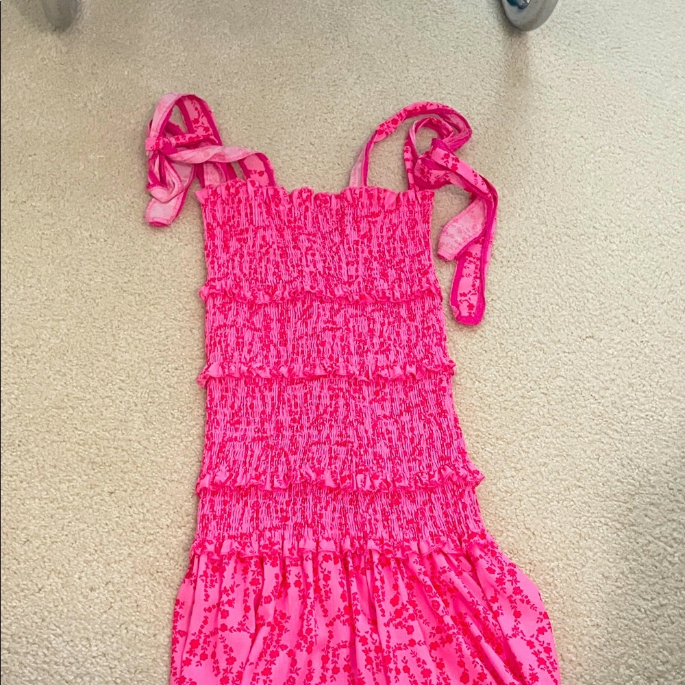 SHEIN Pink Floral Mini Dress